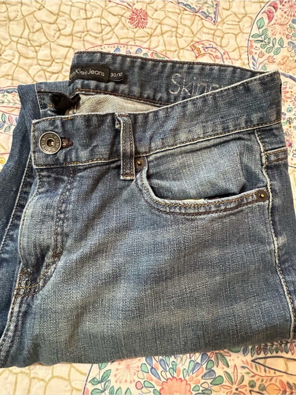 Calvin Klein Blue Denim Jeans